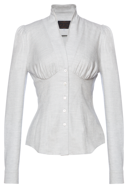 Lunch Break Blouse heather gray - Blouses & Shirts