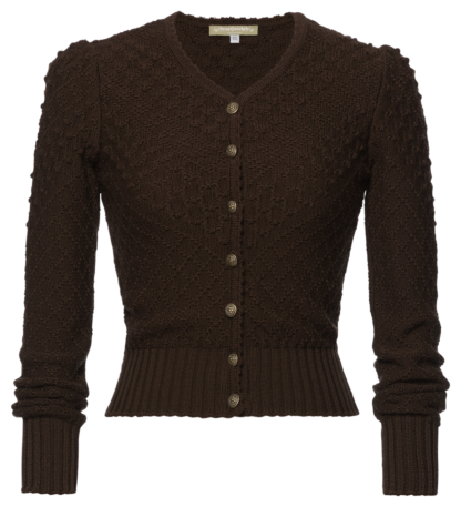 Soferl Cardigan hot chocolate - Knitwear