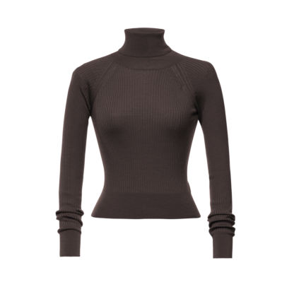 Wendy Turtleneck mocha - Knitwear